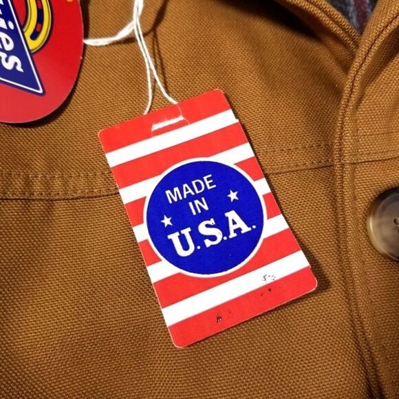 NWT Vintage 90s Dickies Deadstock Duck Canvas Workwear Chore Jacket Shacket XXL - Picture 11 of 11